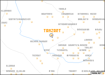 map of Tamzart
