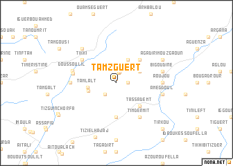 map of Tamzguert