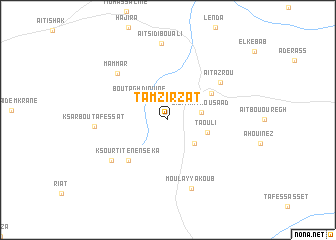 map of Tamzirzat