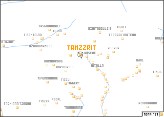 map of Tamzzrit