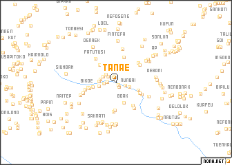 map of Tanae