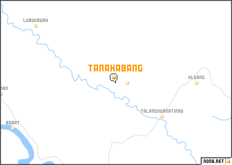 map of Tanahabang