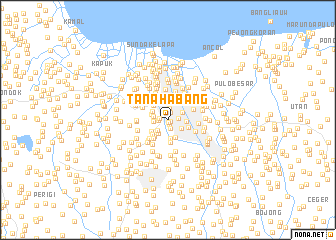 map of Tanahabang