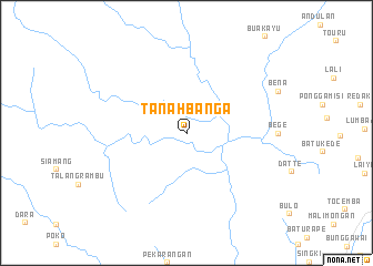 map of Tanahbanga