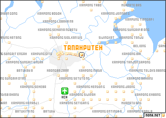 map of Tanah Puteh