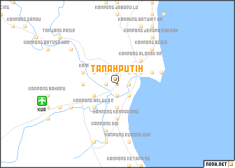 map of Tanah Putih