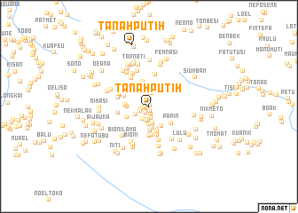map of Tanahputih