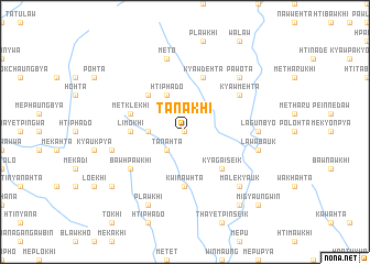 map of Tanakhi