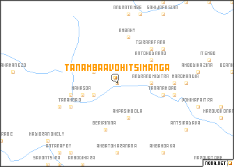 map of Tanambaa-Vohitsimanga