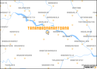 map of Tanambao-Namantoana