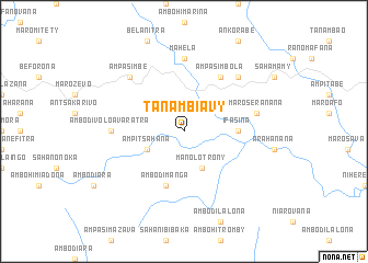 map of Tanambiavy