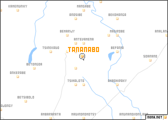 map of Tananabo