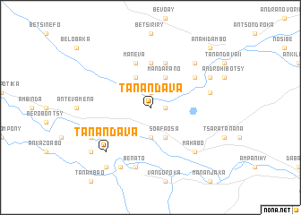 map of Tanandava