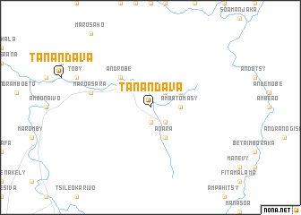 map of Tanandava