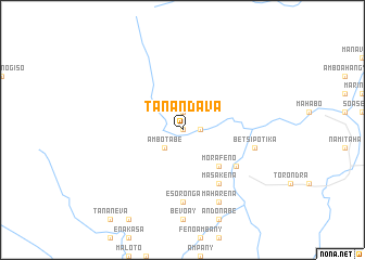 map of Tanandava