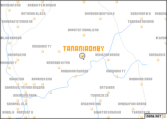 map of Tananiaomby