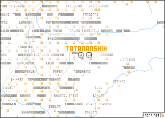 map of Ta-nan-shih