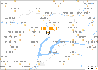 map of Tanaron