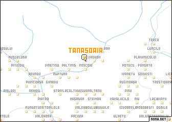 map of Tănăsoaia