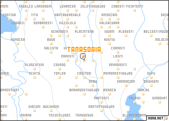 map of Tănăsoaia