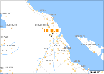 map of Tanauan