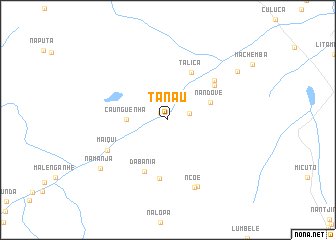 map of Tanau