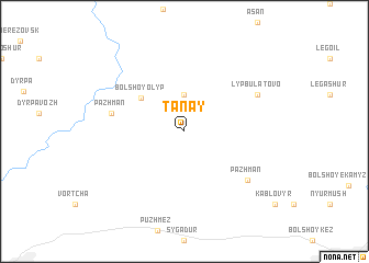 map of Tanay