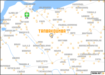 map of Tanbakoumba