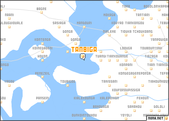 map of Tanbiga