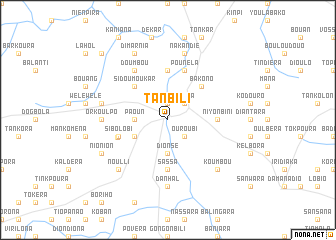 map of Tanbili