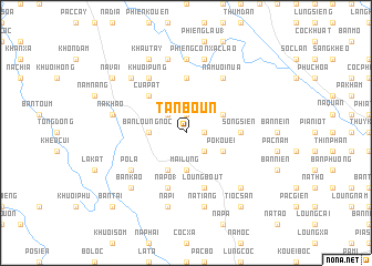 map of Tan Boun