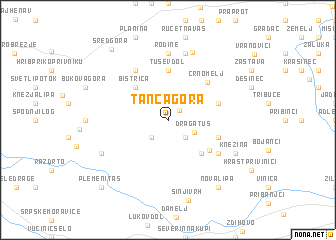 map of Tanča Gora