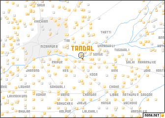 map of Tandal