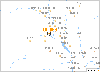 map of Tandaw