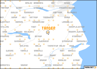 map of Tander