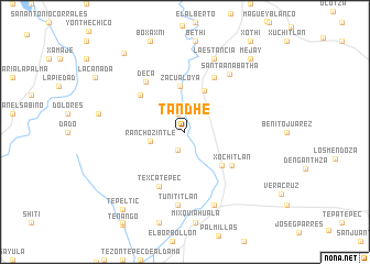 map of Tandhé