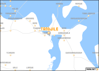 map of Tandjilé