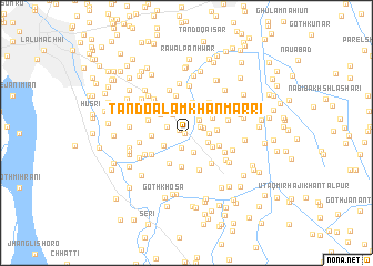 map of Tando Ālam Khān Marri