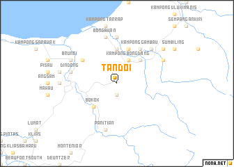 map of Tandoi