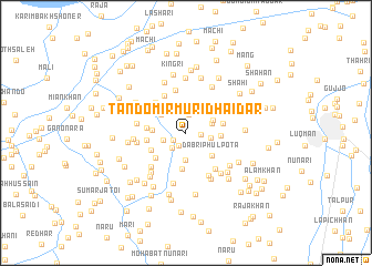 map of Tando Mīr Murīd Hāidar