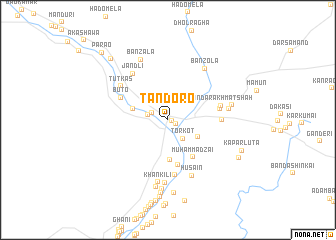 map of Tandoro