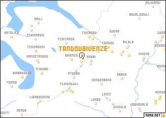 map of Tandou Bivenzé