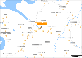 map of Tandou