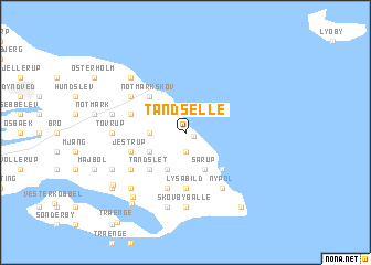 map of Tandselle