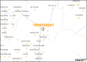 map of Tanefgakht