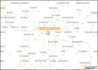 map of Tanegounsa