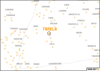 map of Tanela