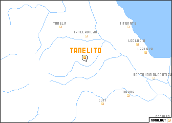 map of Tanelito