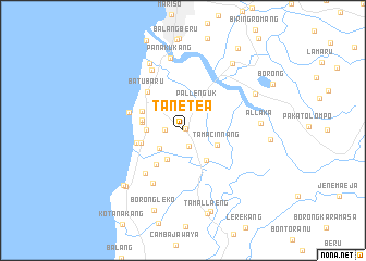 map of Tanetea