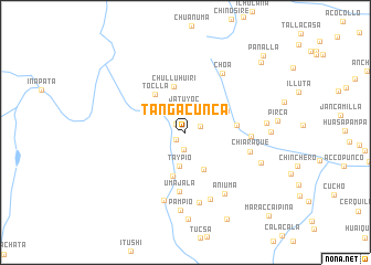 map of Tangacunca